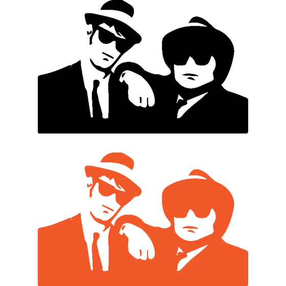 2x Blues Brothers Band Logo...