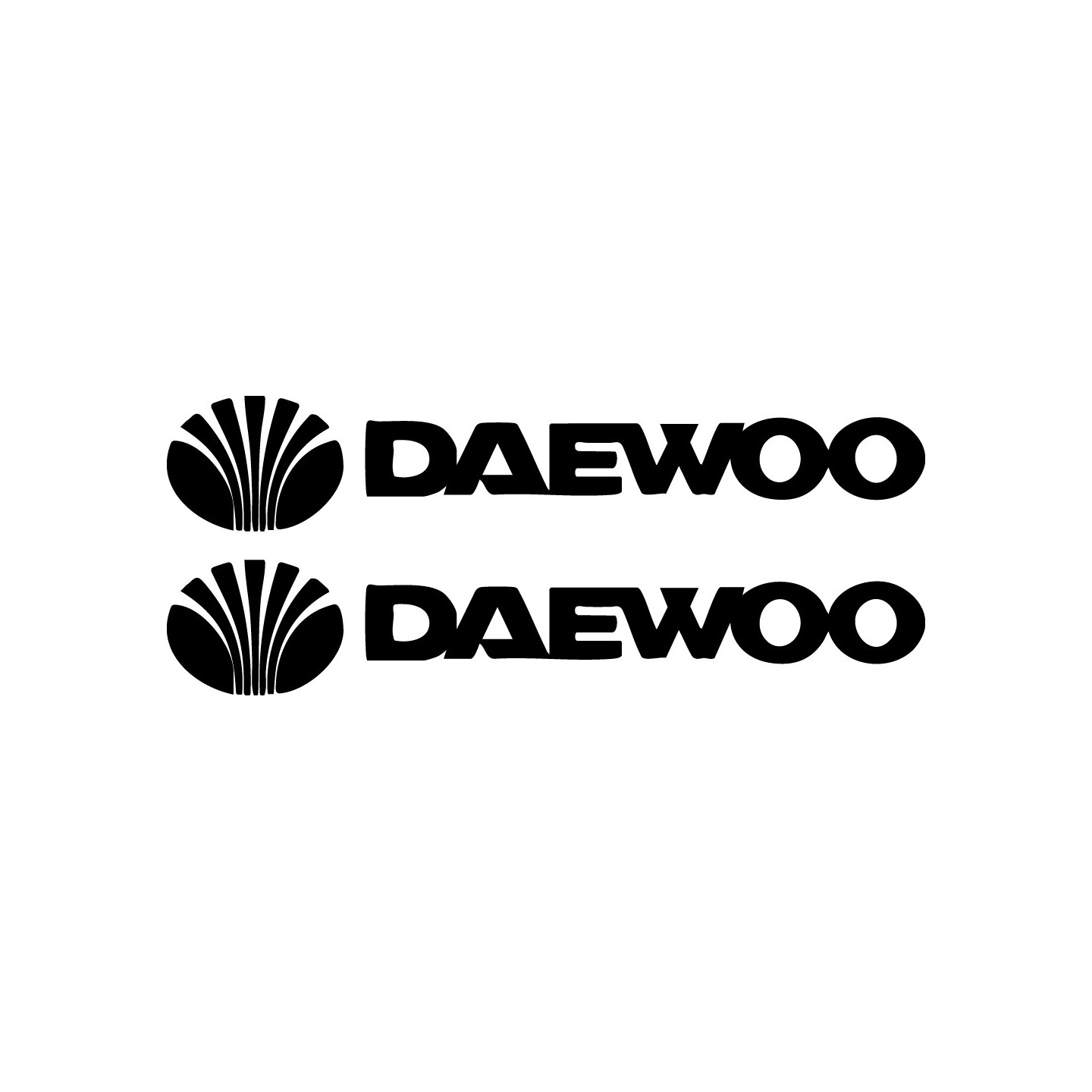 Buy Daewoo Logo Ecriture Vinyl Decal Sticker Online