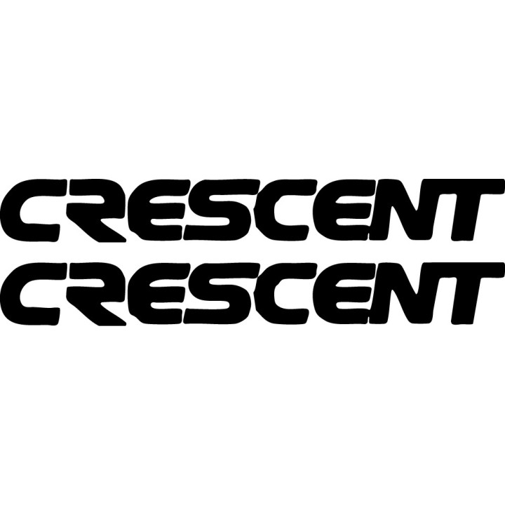 Crescent Bikes Stickers – MTB Frame Decals (2-Pack)