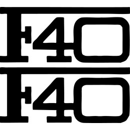 Buy Ferrari F40 Decal Sticker Online