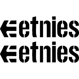 Etnies Stickers – Skate Brand Decals (2-Pack)