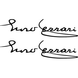 Buy Enzo Ferrari Signature Vinyl Decal Sticker Online