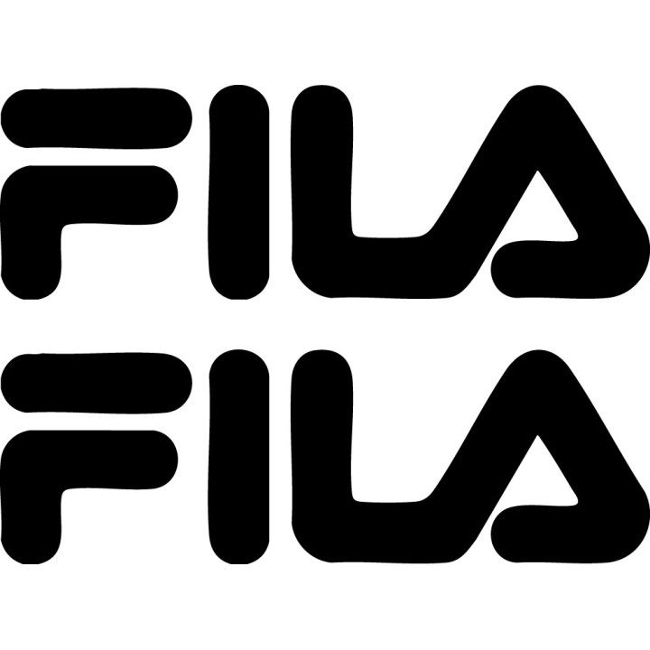 Fila Stickers – Sportswear Fashion Logo Decals (2-Pack)