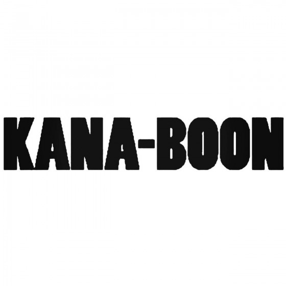 Kana Boon Band Decal Sticker