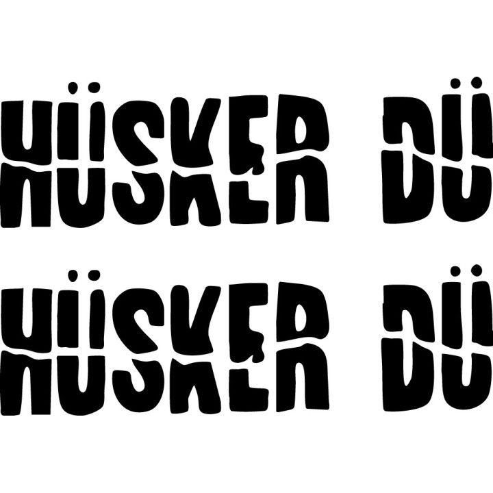 Hüsker Dü Stickers – Zen Arcade New Day Rising (2-Pack)