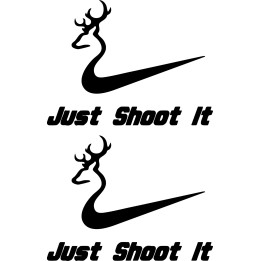 Buy Just Shoot It Deer Buck Hunting Decal Sticker Online