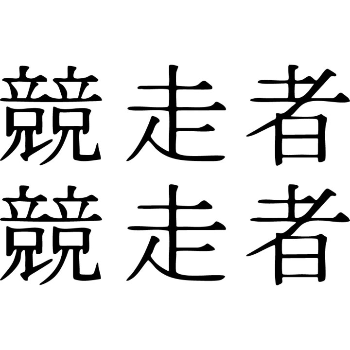 Buy Japanese Kanji S Kanji Symbol For Racer Decal Online