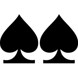 Ace of Spades Stickers – JDM Lucky Spade Decals (2-Pack)