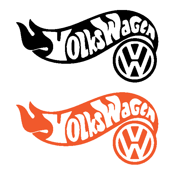 2x Vw Volkswagen Hot Wheels...