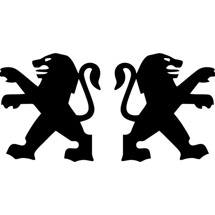 Buy Peugeot Logo Decal Sticker Online