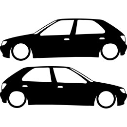 Buy Peugeot 306 5Dr Low Decal Sticker Online