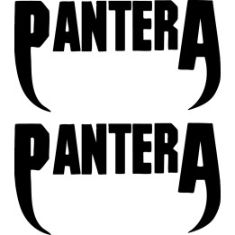 Pantera Stickers – Cowboys From Hell Metal Decals (2-Pack)