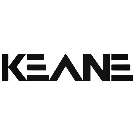 Keane Band Decal Sticker