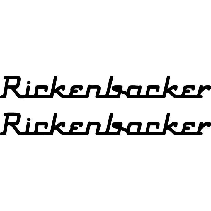 Rickenbacker Stickers – Guitar Bass Decals (2-Pack)