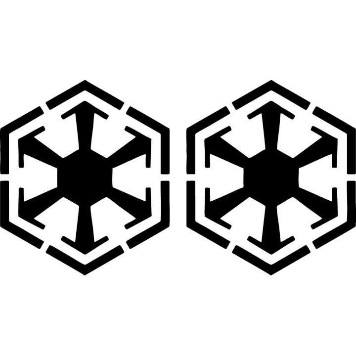 Sith Empire Stickers – Star Wars Dark Side Decals (2-Pack)