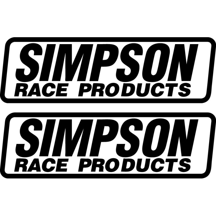 Buy Simpson Race Products Decal Sticker Online
