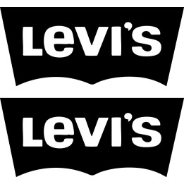 Levi's Stickers – 501 Denim Fashion Logo Decals (2-Pack)