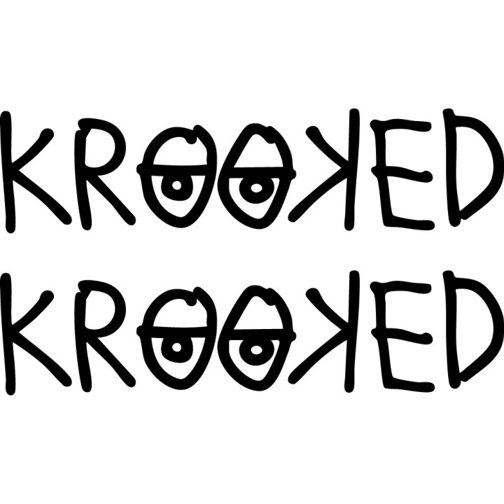 Buy Stickers Krooked Vinyl Decal Sticker Online