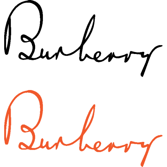 2x Burberry Clothing Logo...