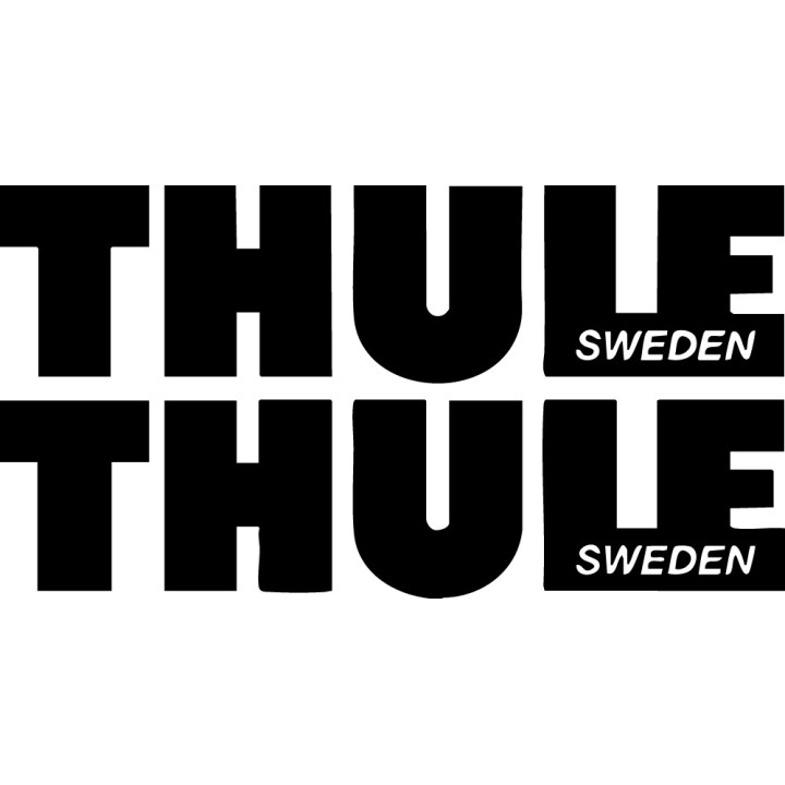 Thule Sweden Stickers – Roof Box Rack Decals (2-Pack)