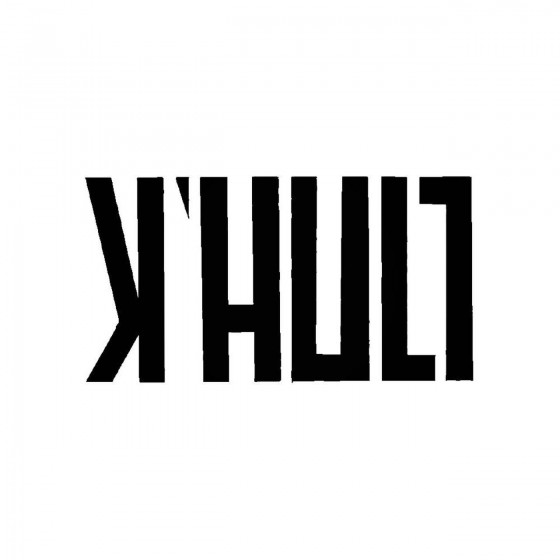 Khultband Logo Vinyl Decal