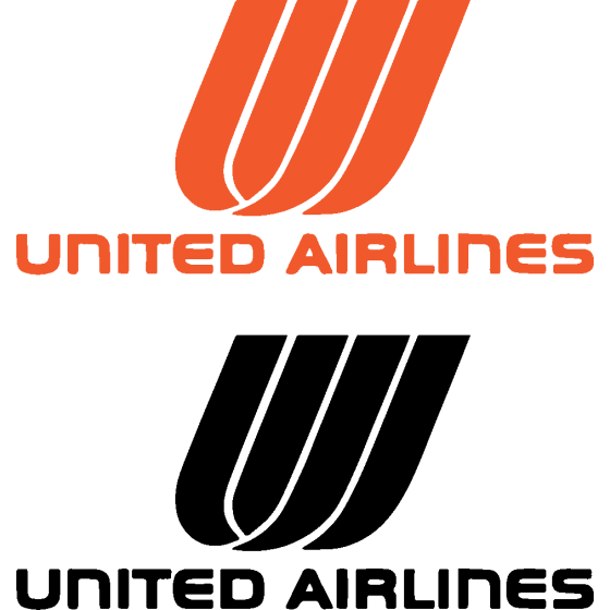 2x United Airlines Logo...