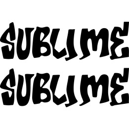 Sublime Stickers – Ska Punk Band Decals (2-Pack)