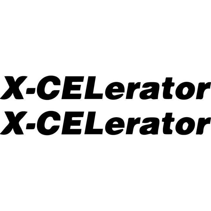 Buy X Celerator Decal Sticker Online