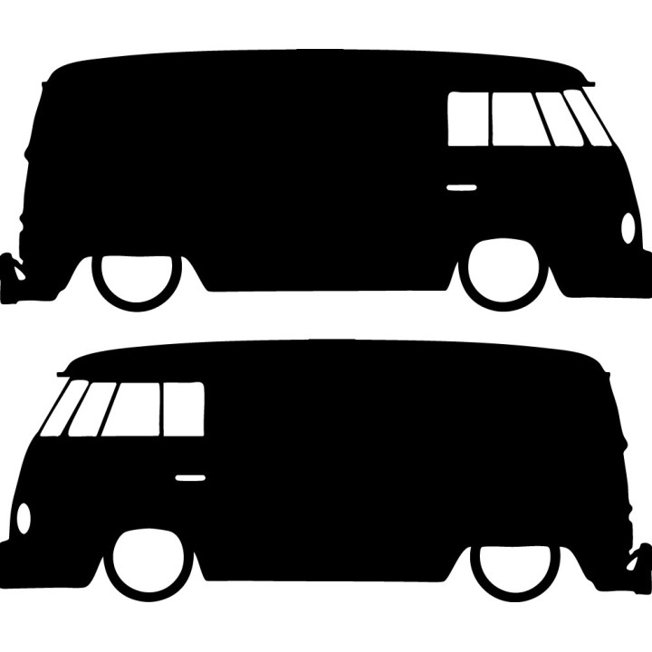 Buy Vw T1 Transporter Low Decal Sticker Online