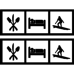 Buy Eat Sleep Surf Vinyl Decal Sticker Decal Online