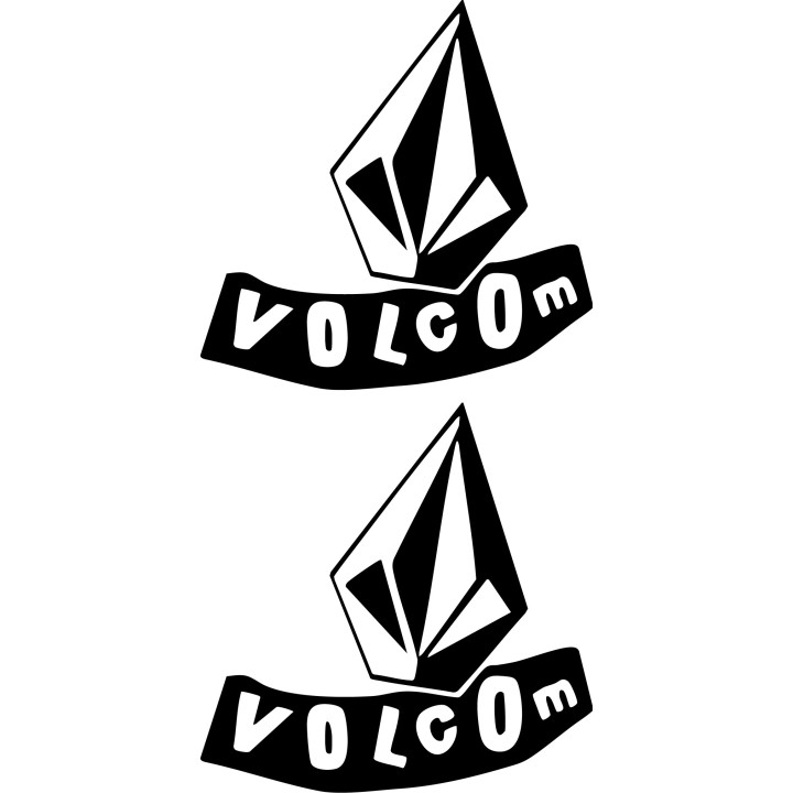 Buy Volcom Double Surfing Decal Sticker Online