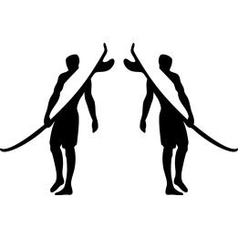 Buy Surfing 1895 Vinyl Decal Sticker Online