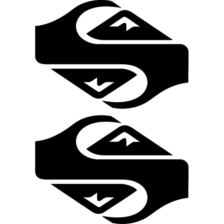 Buy Quiksilver Double Surfing Decal Sticker Online