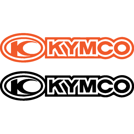 2x Kymco Logo Vinyl Decals...