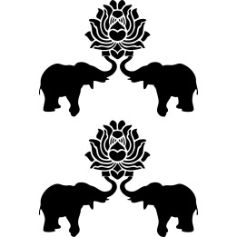 Elephant Vinyl Decal Sticker V50 - DecalsHouse