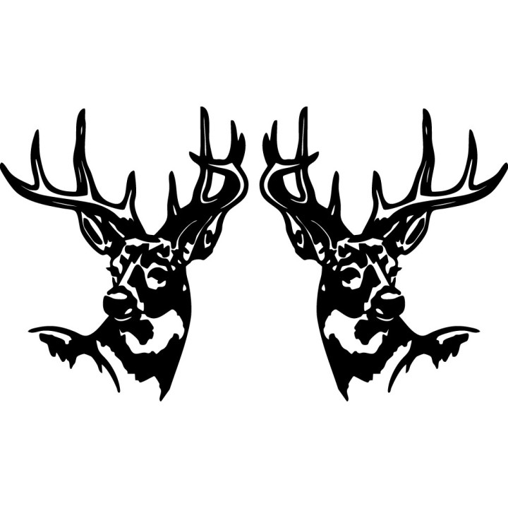 Buck Deer Vinyl Decal Sticker V51 - DecalsHouse
