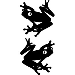 Frog Vinyl Decal Sticker - DecalsHouse