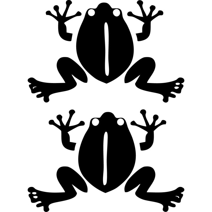 Frog Vinyl Decal Sticker V50 - DecalsHouse