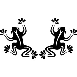 Frog Vinyl Decal Sticker V54 - DecalsHouse