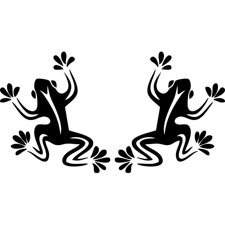 Frog Vinyl Decal Sticker V54 - DecalsHouse