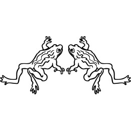 Frog Vinyl Decal Sticker V116 - DecalsHouse