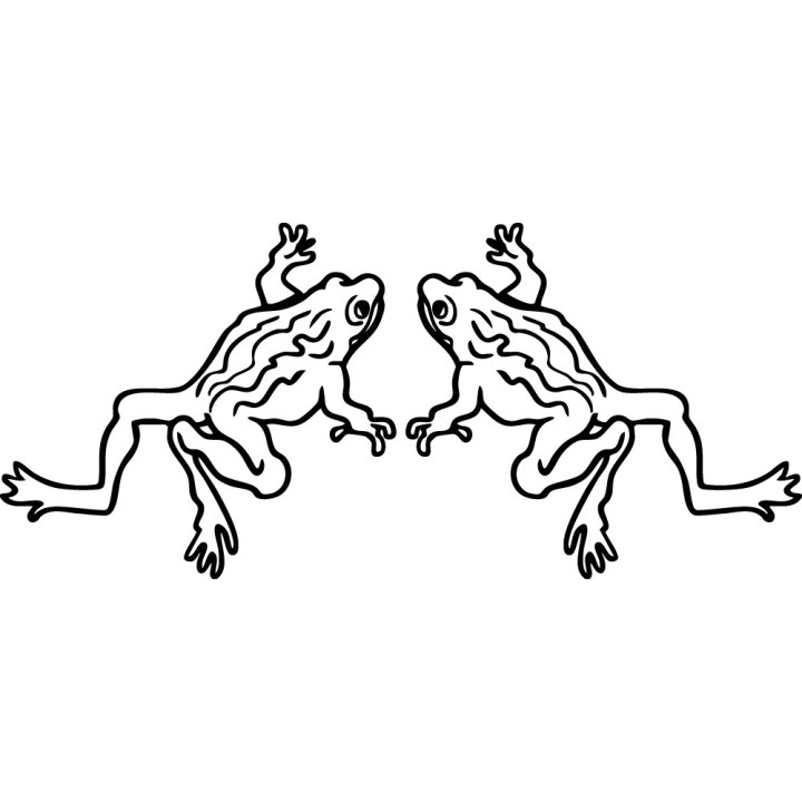 Frog Vinyl Decal Sticker V116 - DecalsHouse