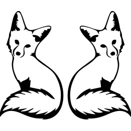 Fox Vinyl Decal Sticker V61 - DecalsHouse