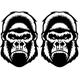 Gorilla Vinyl Decal Sticker V18 - DecalsHouse