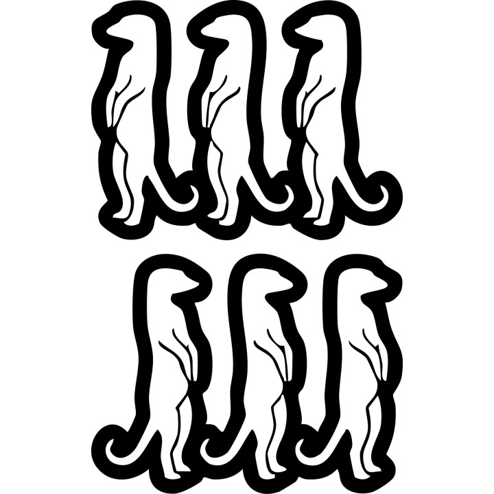 Meerkat Vinyl Decal Sticker V22 - DecalsHouse