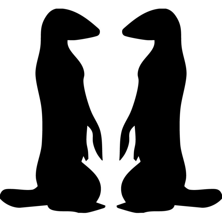 Meerkat Vinyl Decal Sticker V12 - DecalsHouse