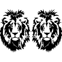 Lion Vinyl Decal Sticker V5 - DecalsHouse