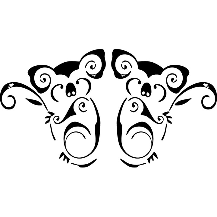 Koala Bear Vinyl Decal Sticker V20 - DecalsHouse