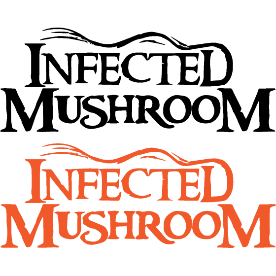 2x Infected Mushroom Decals...