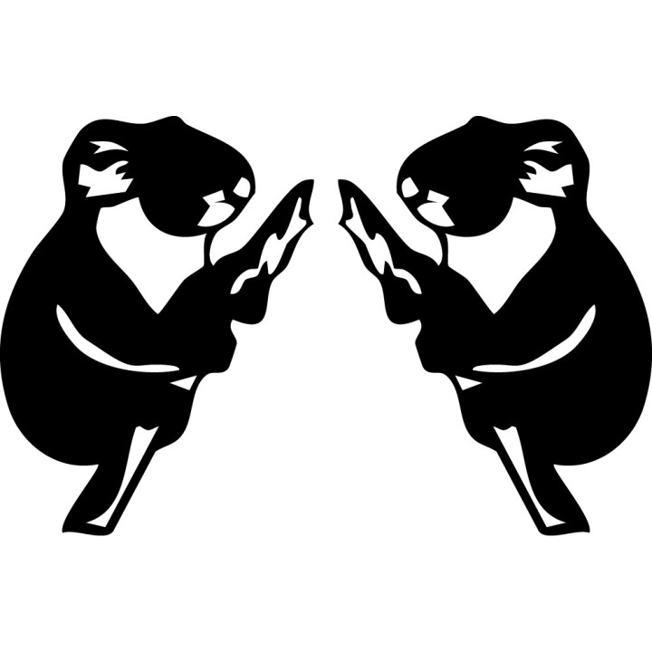 Koala Bear Vinyl Decal Sticker V18 - DecalsHouse